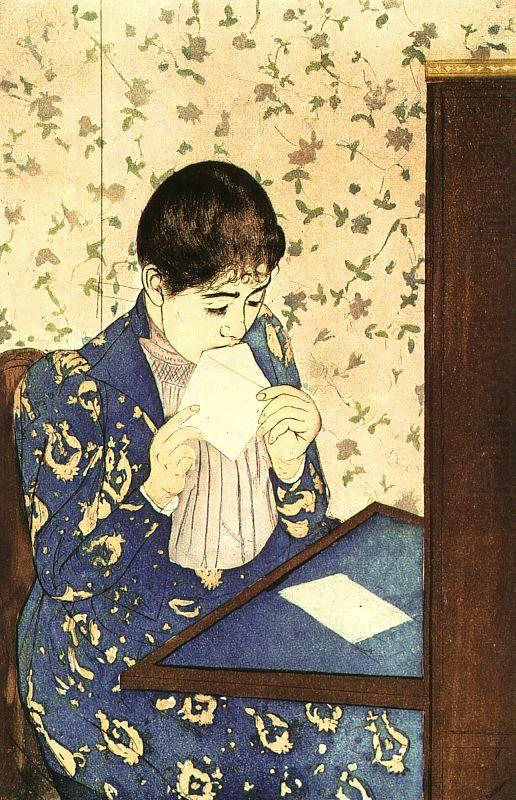 Mary Cassatt The Letter china oil painting image